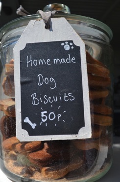 Home made dog biscuits